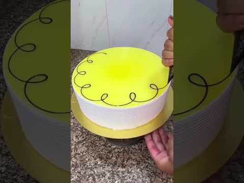 Most Satisfying Cake Design Tutorial #cake #trending #cakedecoration #cakedesign ##shorts