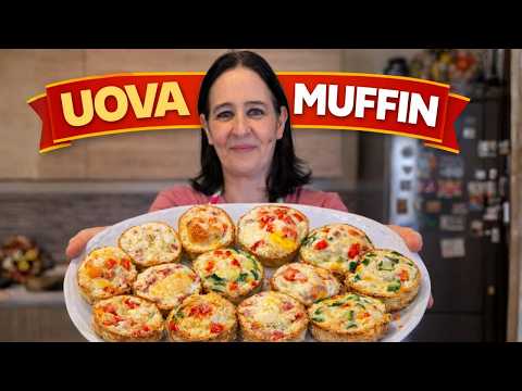 UOVA MUFFIN: La Colazione Sana Pronta in 20 Minuti di Betty e Marco - Ricetta Facile e Veloce