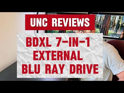 Full Review of BDXL of the 7-in-1 External Blu-ray Drive 💿⚡ | 100GB BDXL USB-C Burner for PC &amp; Mac
