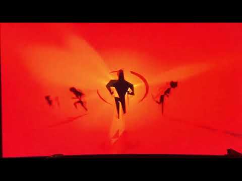 Opening To The Incredibles Disc 1 Film 2005 UK DVD (Blu Ray Version)