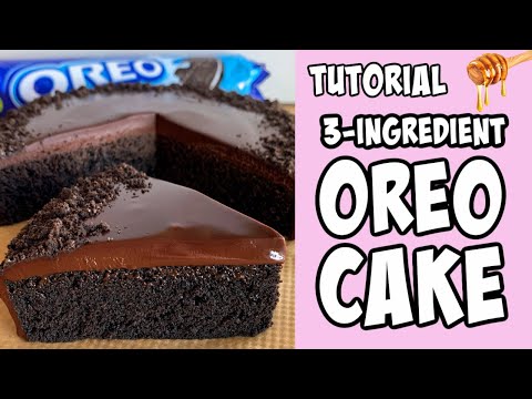 3-Ingredient Oreo Cake! tutorial #Shorts