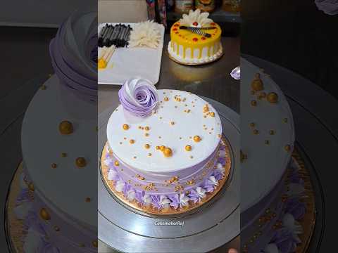 Stunning Rosette Cake Decoration Ideas #shorts #cakedesign #rosettecake #Birthdaycake#CakeDecoration