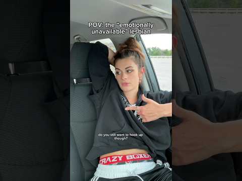 POV: the “emotionally unavailable” lesbian. Part 3. #comedy #funny #skit #lesbian