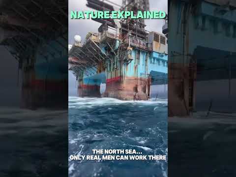 North Sea Fury #North Sea #Oil rigs #Harsh weather #Offshore drilling #Extreme conditions #bigwaves