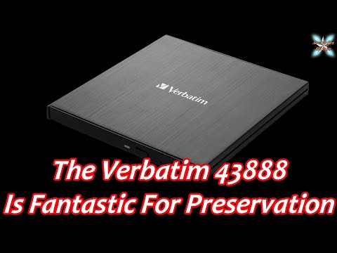 The Verbatim 43888 Blu-ray drive Is Fantastic For Disc Preservation!