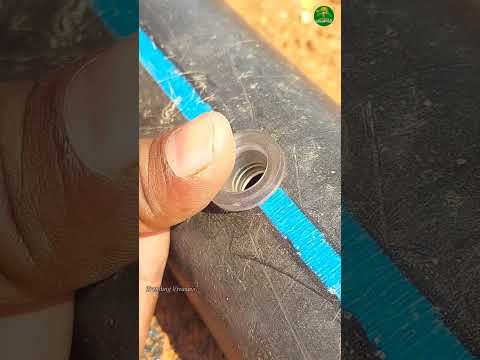 📌Starting up dripline from main pipe 👌#dripirrigation #waterline #farming