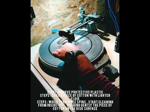 How to prepare a blank disc for embossing