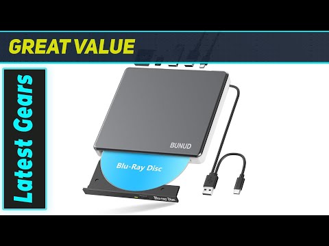 Best External Blu-Ray Drive? BUNUD 5-in-1 USB 3.0 Type-C Burner