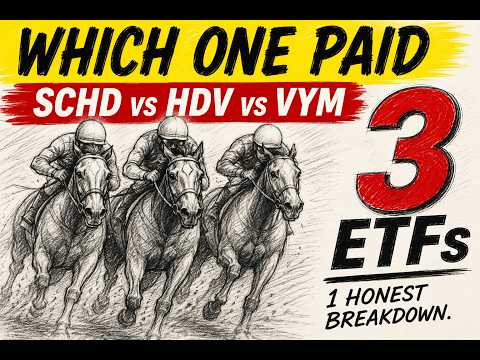 SCHD, HDV or VYM — Which Dividend ETF Actually Paid You More in Q1 2026?