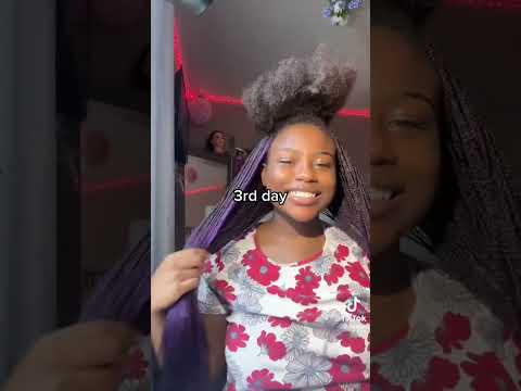 Let’s do micro layered braids on 4c hair.                           #hairstyle #shorts
