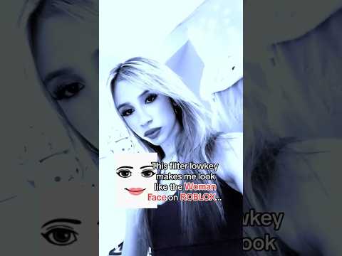 This “TIKTOK FILTER” Turned Me Into the “WOMAN FACE” on ROBLOX!😱