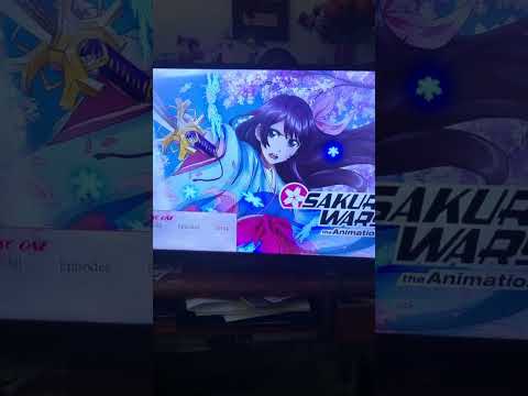 Sakura Wars 2020 the Animation Blu ray menu disc 1 + 2 and options