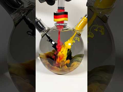 Part 2: What do mixed flag colors make? #satisfying #colormixing #flags #colors