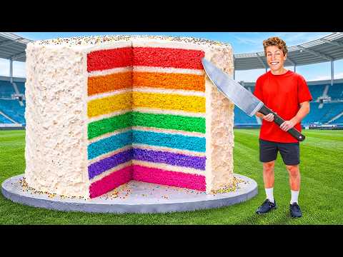 TINY vs GIANT Cake Art!