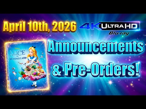 New 4K UHD Blu-ray Announcements &amp; Pre-Orders for April 10th, 2026!