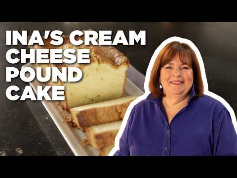 Ina Garten's Showstopping Vanilla Cream Cheese Pound Cake | Barefoot Contessa | Food Network