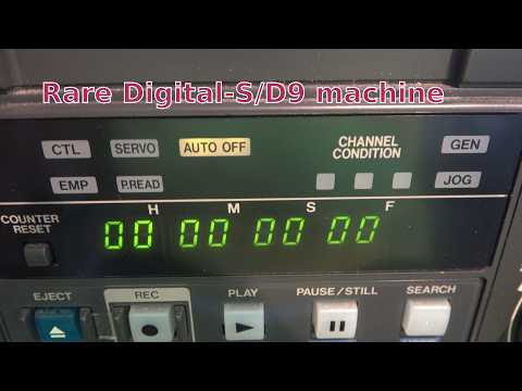 Working on the rare Digital-S/D9 JVC BR-D85E. Not a quick fix. Also, a 1994 Toyota Celica.