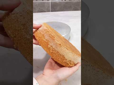 اسهل طريقة للكيك الإسفنجى بدون محسن ولا اسبونج 🤩#spongecake #cake
