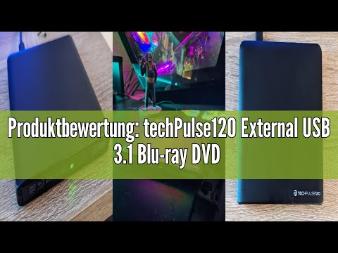 Produktbewertung: techPulse120 External USB 3.1 Blu-ray DVD CD USB-C UHD 4k 3D M-DISC BDXL HDR10 128