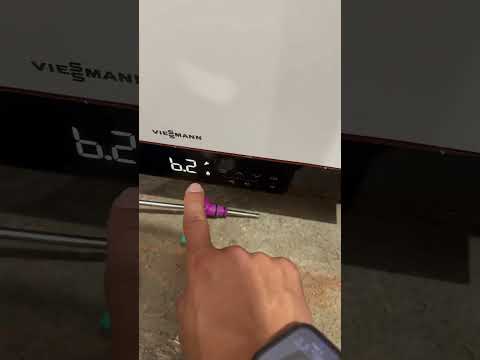Viessmann 100-W Service Mode @viessmann #boiler #service #servicemode #maintenance #plumber