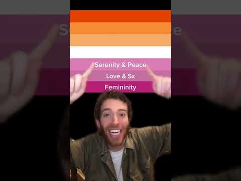 The New Lesbian Flag 💖 #shorts #lgbt #lgbtq