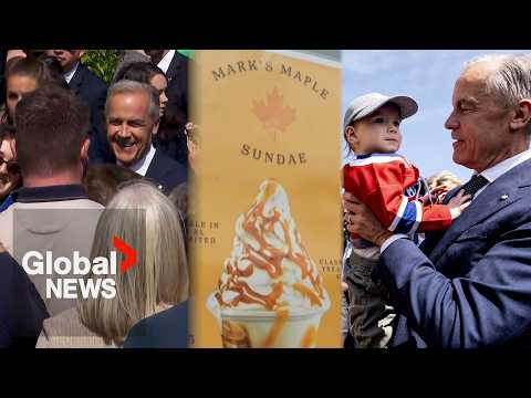 "Exciting day": Carney visits family's ancestral home in Ireland, locals cheer homecoming