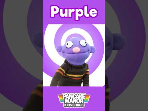 Learn the colors : PURPLE! 💜 #kidsvideo #kidssongs #learncolors #preschool