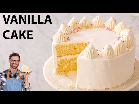 The BEST Vanilla Cake Recipe