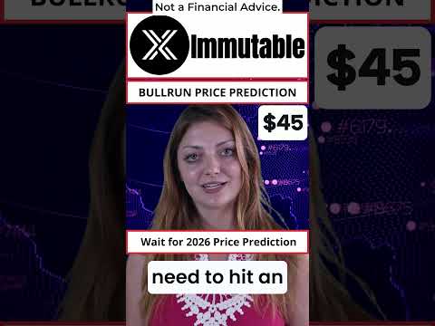$45 Immutable X Price Prediction for this Bull Run. #imx