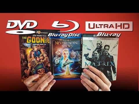 WHAT'S THE DIFFERENCE? | DVD, Blu-ray, 4K Blu-ray Discs Explained! | Home Theater Basics