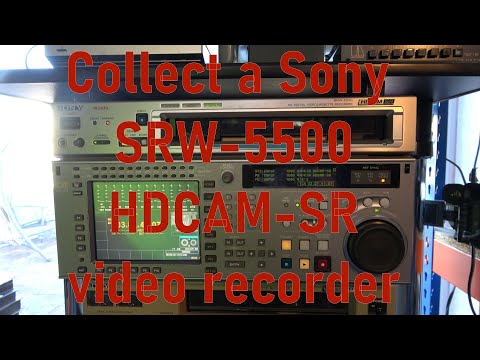 Road trip to collect £76k Sony SRW-5500 HDCAM-SR recorder  (+ Philips VR2324 + Panasonic SVHS)