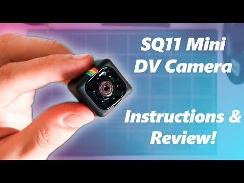SQ11 Mini DV Camera Setup, Review, Instructions and Sample Footage!